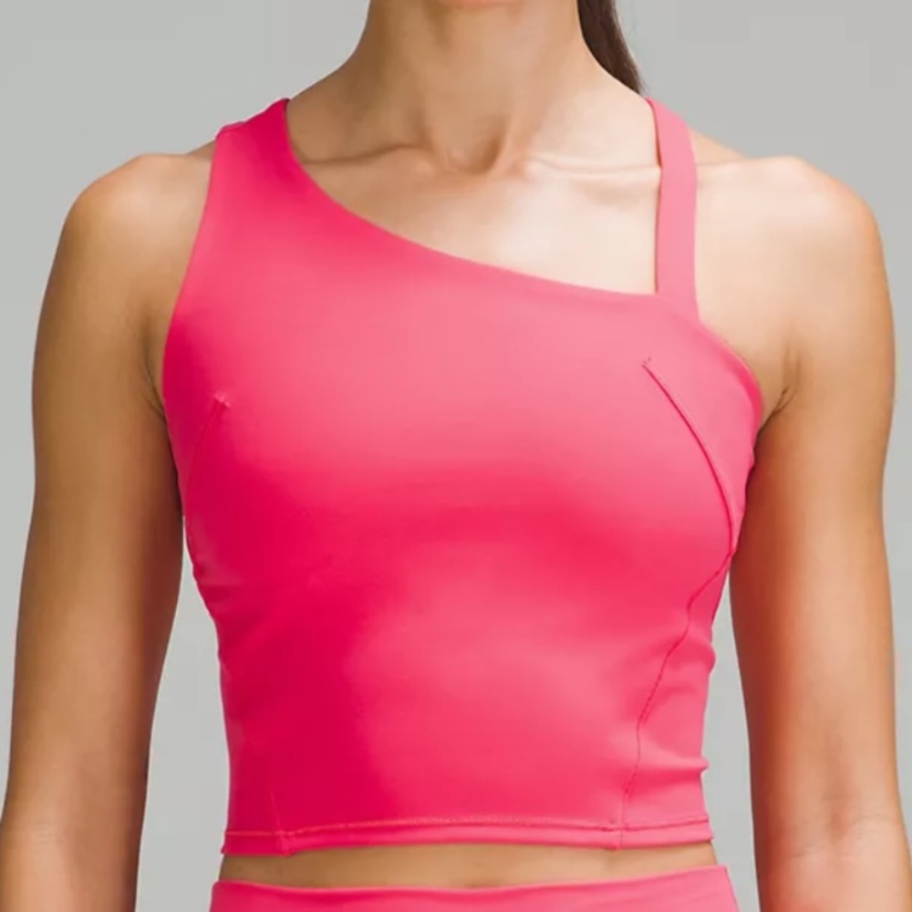 Lululemon Pink Women's Strappy Crop Top